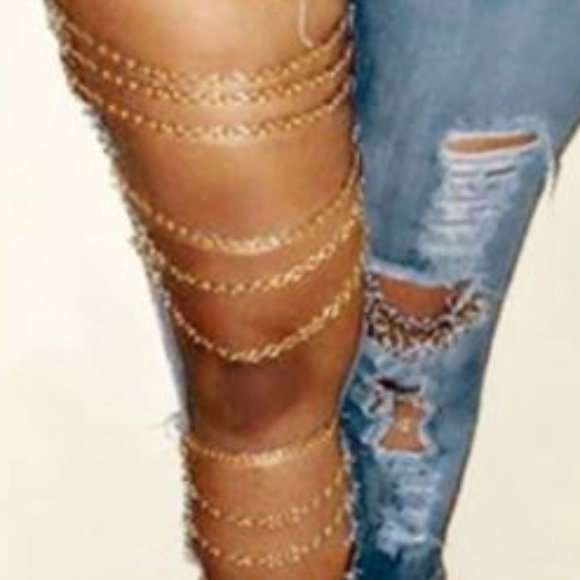 Denim Ripped Jeans - Picture 2 of 8